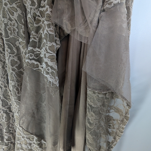 Alter'd State Lace Shift Dress Dress in Btown Size Medium - Picture 10 of 11